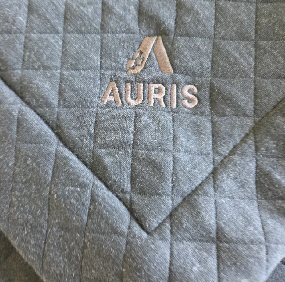 Travis Mathew Dark Grey Heather Diamond Quilt Blanket